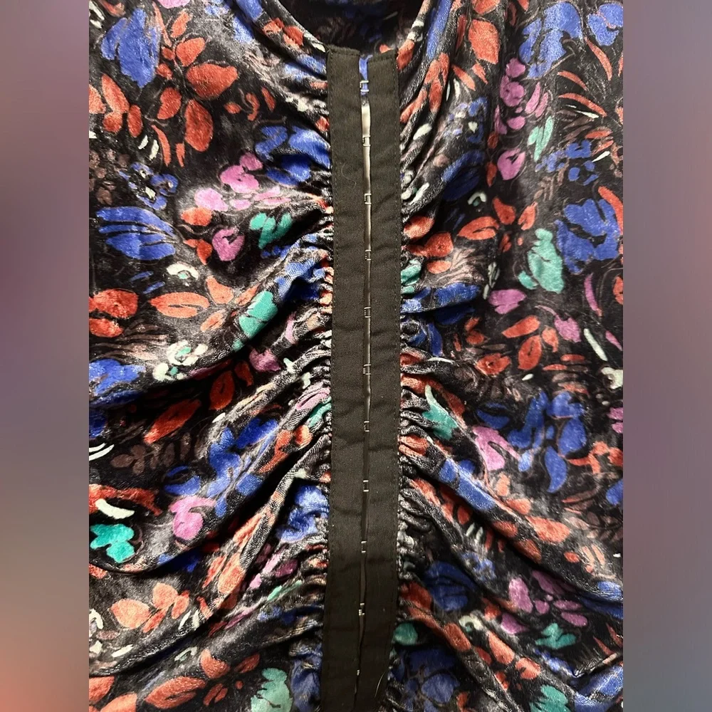 Free People velvet corset top black size L - Picture 2 of 6